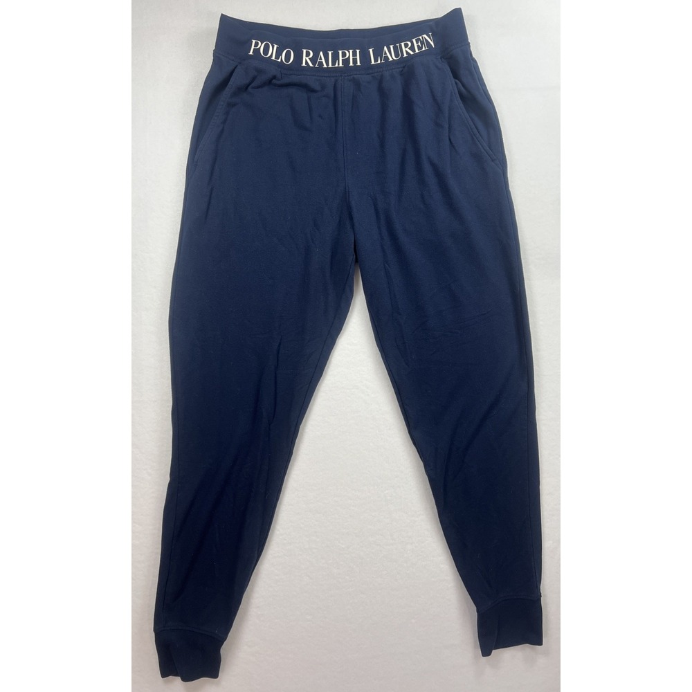 Polo Ralph Lauren Men's Navy Blue Sleepwear Jogger Pants size Medium